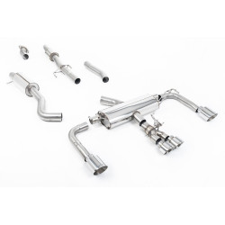 Milltek Primary cat-back exhaust resonated valved for Toyota Corolla GR Corolla Turbo (non-GPF) 2023+ - Polished tips