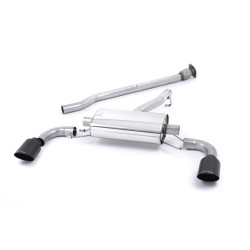Milltek Secondary cat-back exhaust (louder) for Toyota GR86 2.4 Litre (non-GPF) 2022+ - Dual black tips