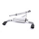 Milltek Secondary cat-back exhaust (quieter) for Toyota GR86 2.4 Litre (non-GPF) 2022+ - Dual black tips