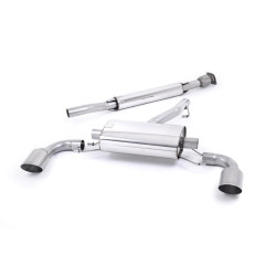 Milltek Secondary cat-back exhaust resonated for Toyota GR86 2.4 Litre (non-GPF) 2022+ - Brushed titanium tips