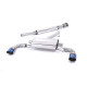 Milltek Secondary cat-back exhaust resonated for Toyota GR86 2.4 Litre (non-GPF) 2022+ - Titanium tips