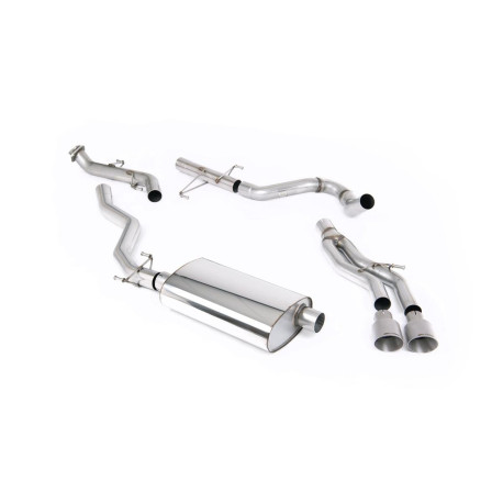 Milltek KIPUFOGÓRENDSZER Milltek Cat-back exhaust (louder) for Toyota Tacoma Crew Cab/Extended Cab (non-GPF) 2024+ - Dual brushed titanium tips | race-shop.hu