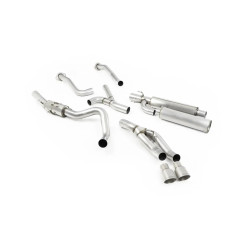 Milltek Cat-back exhaust for Toyota Tundra 3.5 V6 Hybrid and Non-Hybrid? (non-GPF) 2021+ - Brushed titanium tips