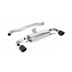 Milltek GPF-back exhaust (louder) for Toyota Yaris Gen 1 2020-2024 - Carbon tips