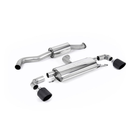 Milltek KIPUFOGÓRENDSZER Milltek GPF-back exhaust resonated for Toyota Yaris Gen 1 2020-2024 - Carbon tips | race-shop.hu