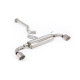Milltek GPF-back exhaust (louder) for Toyota Yaris Gen 2 2024+ - Brushed titanium tips