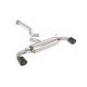 Milltek GPF-back exhaust (louder) for Toyota Yaris Gen 2 2024+ - Carbon tips