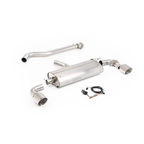 Milltek KIPUFOGÓRENDSZER Milltek GPF-back exhaust valved for Toyota Yaris Gen 2 2024+ - Brushed titanium tips | race-shop.hu