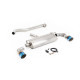 Milltek GPF-back exhaust valved for Toyota Yaris Gen 2 2024+ - Burnt/blue titanium tips