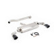 Milltek GPF-back exhaust valved for Toyota Yaris Gen 2 2024+ - Cerakote black tips