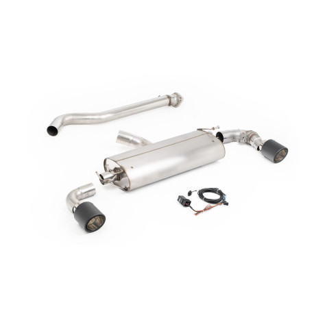 Milltek KIPUFOGÓRENDSZER Milltek GPF-back exhaust valved for Toyota Yaris Gen 2 2024+ - Carbon tips | race-shop.hu