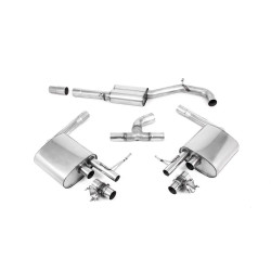 Milltek Cat-back exhaust resonated valved for Volkswagen Arteon 2.0TSI 280PS 4Motion (non-GPF) 2017-2019