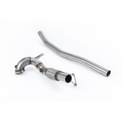 Milltek V2 Large-bore downpipe with de-cat for Volkswagen Arteon 2.0TSI 280PS 4Motion (non-GPF) 2022+