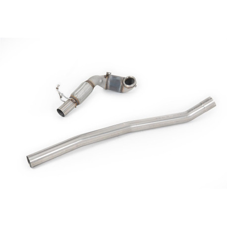 Milltek KIPUFOGÓRENDSZER Milltek V2 Large-bore downpipe with sports cat for Volkswagen Golf Mk7.5 R 2.0 TSI 310PS (non-GPF, race cat) 2017-2021 | race-shop.hu