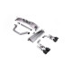 Milltek KIPUFOGÓRENDSZER Milltek GPF-back exhaust Cerakote black tips for Volkswagen Golf Mk8 GTi (GPF) 2020-2024 | race-shop.hu