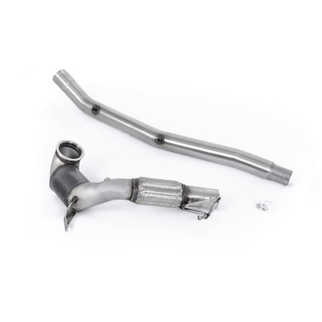 Milltek KIPUFOGÓRENDSZER Milltek Large-bore downpipe with sports cat for Volkswagen Golf Mk8 R 2.0 TSI 320PS (non-GPF, race cat, for OE system) 2022-2024 | race-shop.hu