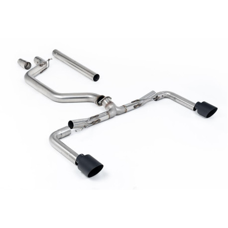 Milltek KIPUFOGÓRENDSZER Milltek GPF-back exhaust (loudest) for Volkswagen Golf Mk8.5 GTi (GPF) 2024+ - Cerakote tips | race-shop.hu