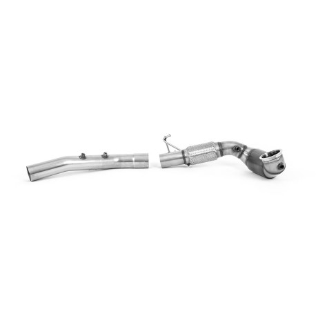 Milltek KIPUFOGÓRENDSZER Milltek Large-bore downpipe with sports cat for Volkswagen Golf Mk8.5 GTi Clubsport (GPF, race cat) 2024+ | race-shop.hu