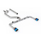 Milltek KIPUFOGÓRENDSZER Milltek GPF-back exhaust (loudest) for Volkswagen Golf Mk8.5 GTi Clubsport (GPF) 2024+ - Burnt/blue titanium tips | race-shop.hu