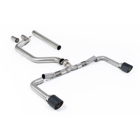 Milltek KIPUFOGÓRENDSZER Milltek GPF-back exhaust (loudest) for Volkswagen Golf Mk8.5 GTi Clubsport (GPF) 2024+ - Carbon tips | race-shop.hu
