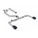 Milltek GPF-back exhaust (loudest) for Volkswagen Golf Mk8.5 GTi Clubsport (GPF) 2024+ - Cerakote tips