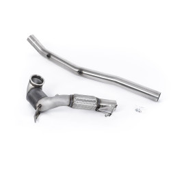 Milltek Large-bore downpipe with sports cat for Volkswagen Golf Mk8.5 R (non-GPF, race cat, for Milltek system) 2025+