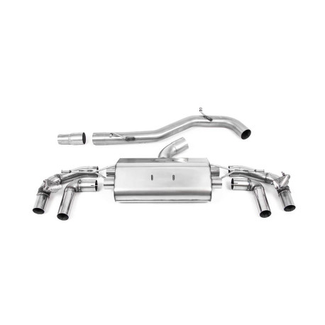Milltek KIPUFOGÓRENDSZER Milltek Cat-back exhaust for Volkswagen Golf Mk8.5 R (non-GPF) 2025+ - Carbon tips | race-shop.hu