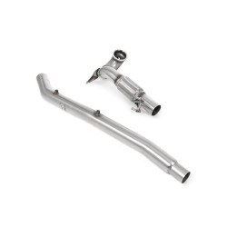 Milltek Large-bore downpipe with de-cat for Volkswagen Golf Mk8.5 R (GPF, for OE system) 2024+