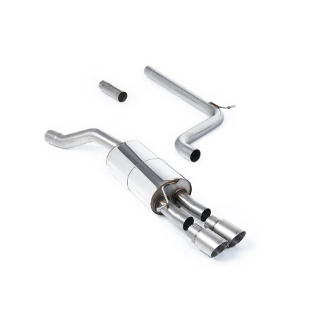 Milltek KIPUFOGÓRENDSZER Milltek Cat-back exhaust for Volkswagen Polo 1.5 TSI 2019+ - Twin brushed titanium tips | race-shop.hu