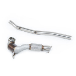 Milltek Large-bore downpipe with sports cat for Volkswagen Tiguan R 320ps EA888.4 MQB EVO (GPF, race cat) 2021+