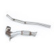 Milltek KIPUFOGÓRENDSZER Milltek Large-bore downpipe with sports cat for Volkswagen Tiguan R 320ps EA888.4 MQB EVO (GPF, HJS cat) 2021+ | race-shop.hu