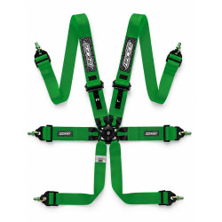 FIA 6 pontos sport biztonsági öv RACES EVO 3" (76mm), zöld