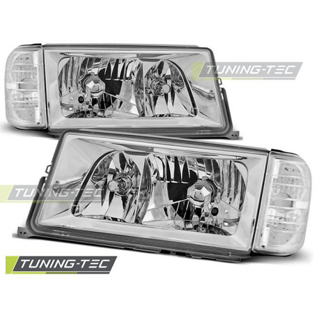 Világítás TUNING-TEC első lámpák MERCEDES W201/190 12.82-05.93-hoz (H4), króm | race-shop.hu