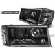 TUNING-TEC első lámpák MERCEDES W201/190 12.82-05.93-hoz (H7/H1), fekete