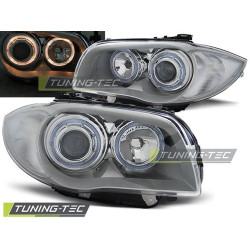 Fényszóró ANGEL EYES króm BMW 1 E87/E81/82/88 04-11