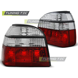 Hátsó lámpa piros fehér VW GOLF 3 09.91-08.97 piros fehér
