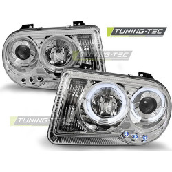 Fényszóró CHRYSLER 300C 05-10 ANGEL EYES króm