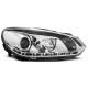 Világítás TUNING-TEC első lámpák (True DRL) VW GOLF 6 10.08-12-höz (H7/H1), króm | race-shop.hu