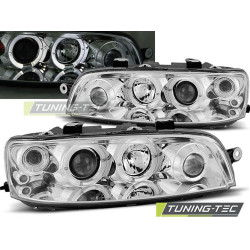 Fényszóró FIAT PUNTO 2 10.99-06.03 ANGEL EYES króm