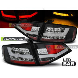 LED Hátsó lámpa fekete AUDI A4 B8 08-11 SEDAN