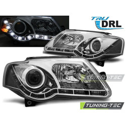Fényszóró TRUE DRL króm VW PASSAT B6 3C 03.05-10