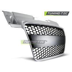 TUNING-TEC hűtőrács (Sport) AUDI TT 06-14-hez, ezüst króm