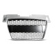 Body kitek és vizuális kiegészítők TUNING-TEC hűtőrács (Sport) AUDI TT 06-14-hez, ezüst króm | race-shop.hu