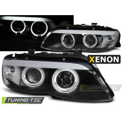 XENON Fényszóró ANGEL EYES fekete BMW X5 E53 11.03-06