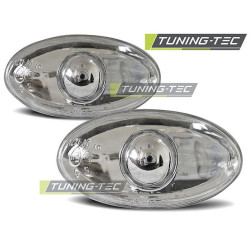 TUNING-TEC oldalsó irányjelzők PEUGEOT 206 / 307-hez, króm