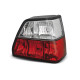 Világítás TUNING-TEC hátsó lámpák VW GOLF 2 08.83-08.91-hez, piros-fehér | race-shop.hu