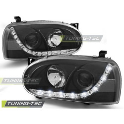 TUNING-TEC első lámpák (DRL) VW GOLF 3 91-97-hez (H1), fekete
