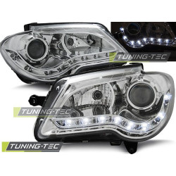 TUNING-TEC első lámpák (DRL) VW TOURAN 06-10-hoz (H7), króm