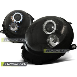 TUNING-TEC első lámpák (Angel Eyes) BMW MINI (COOPER) 06-14-hez (H9), fekete