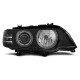 Világítás TUNING-TEC első lámpák (Angel Eyes, LED index) BMW X5 E53 09.99-10.03-hoz (H7), fekete | race-shop.hu